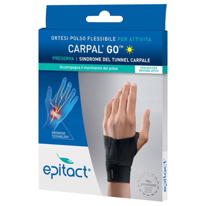 EPITACT CARPAL GO Tutore Polso per Tunnel Carpale Mano Sinistra Taglia S – Polsiera Ergonomica per Dolore e Infiammazione del Tunnel Carpale EPITACT CARPAL GO Tutore Polso per Tunnel Carpale Mano Sinistra Taglia S – Polsiera Ergonomica per Dolore e Infiammazione del Tunnel Carpale