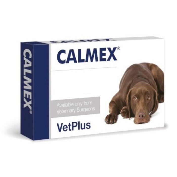Calmex 10 Compresse Calmanti Cane e Gatto &ndash; Integratore Naturale per Ridurre Ansia, Stress e Paura in Animali Domestici