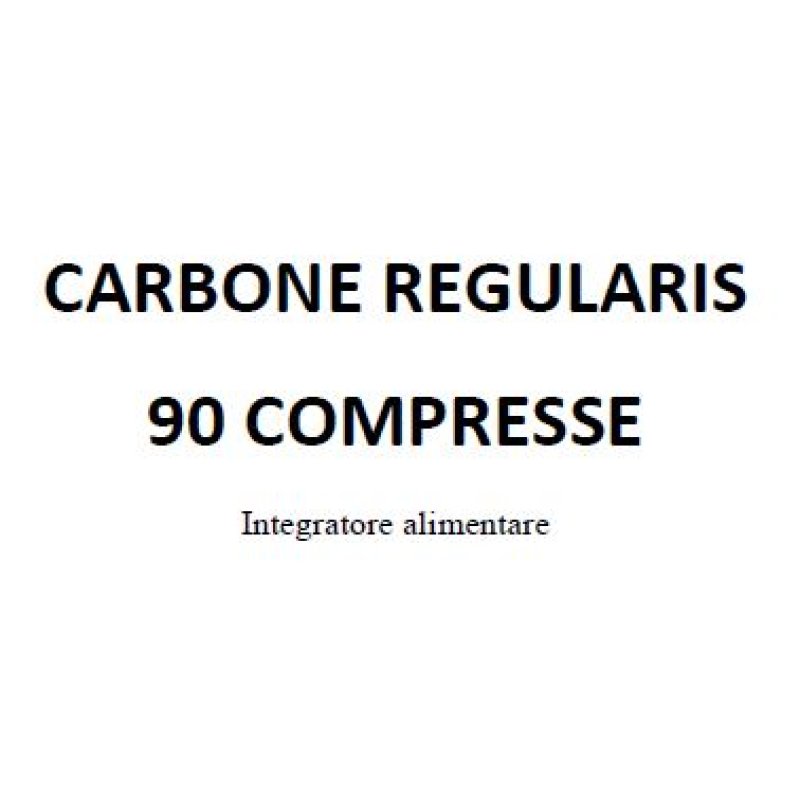 CARBONE Regularis 90 Cpr 475mg CARBONE Regularis 90 Cpr 475mg
