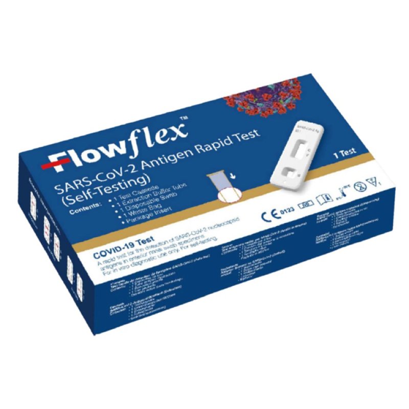 Flow flex Covid-19 Tampone Rapido antigenico rapido self test 1 pezzo