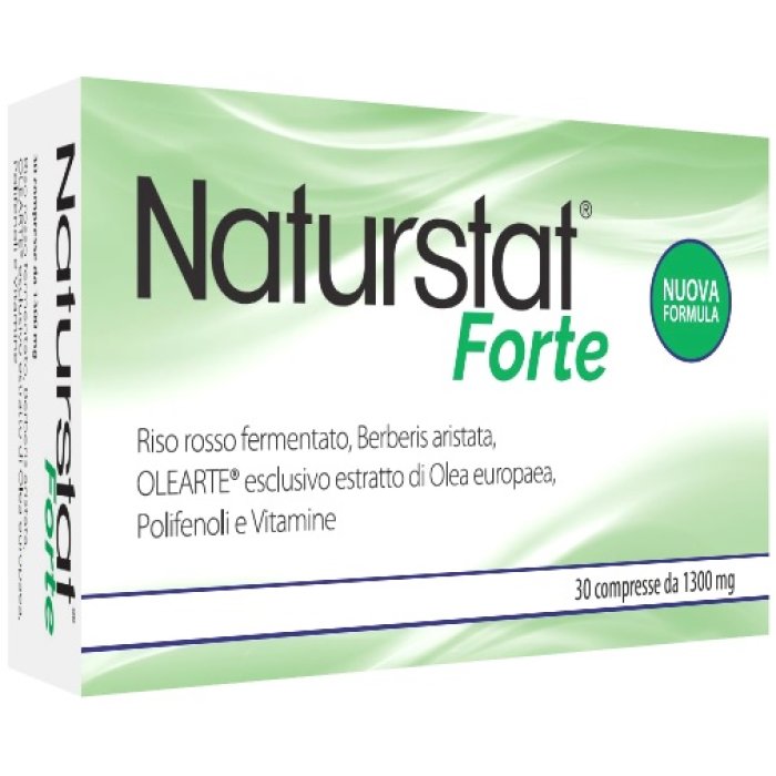 Naturstat Forte Integratore per Colesterolo con Riso Rosso Fermentato 30 Compresse