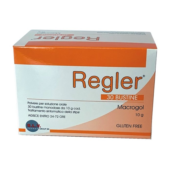Regler Integratore per la Regolarit&agrave; Intestinale 30 Bustine da 10 Grammi per il Benessere della Flora Intestinale