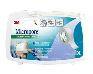 3M Micropore Professional Care - Cerotto in Carta per Pelli Delicate 1,25x5