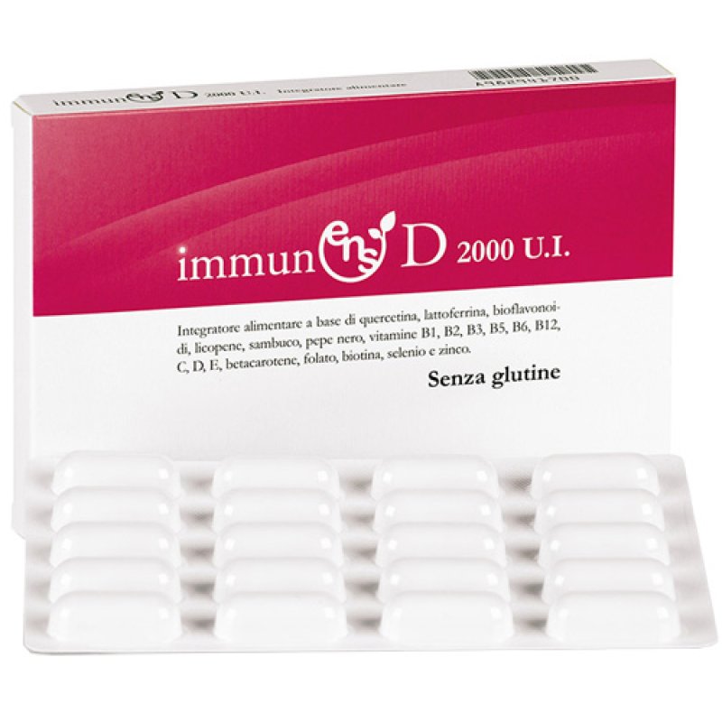 ImmunEns D 2.000 U.I integratore per difese immunitarie 20 capsule ImmunEns D 2.000 U.I integratore per difese immunitarie 20 capsule