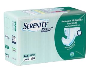 Serenity Soft Dry+ Pannoloni Mutandina Super L 30 Pezzi