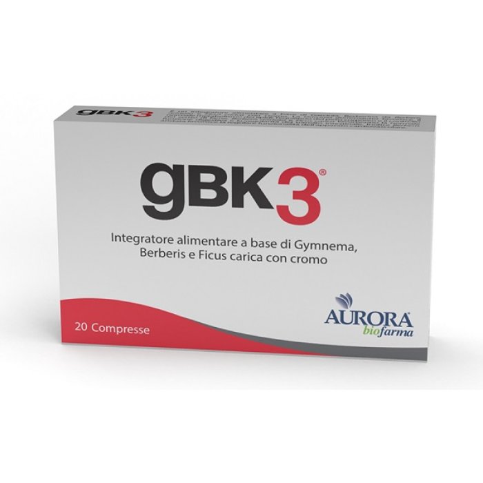 Aurora Biofarma GBK3 Integratore Metabolismo Carboidrati e Lipidi 20 Compresse Aurora Biofarma GBK3 Integratore Metabolismo Carboidrati e Lipidi 20 Compresse
