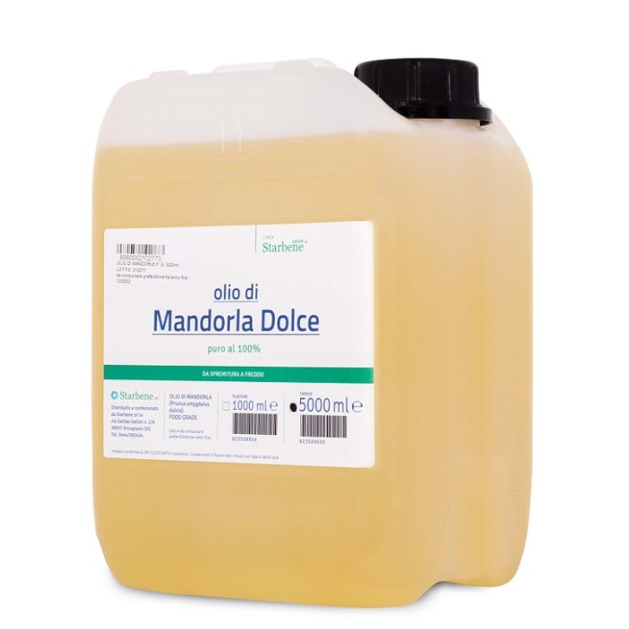Olio di mandorle dolci 1000 ml - olio emolliente per corpo e massaggi Olio di mandorle dolci 1000 ml - olio emolliente per corpo e massaggi