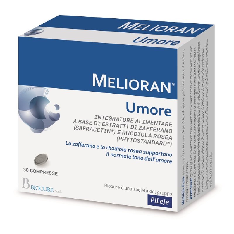 Melioran Umore Integratore 30 Compresse per il Benessere dell&rsquo;Umore e il Rilassamento