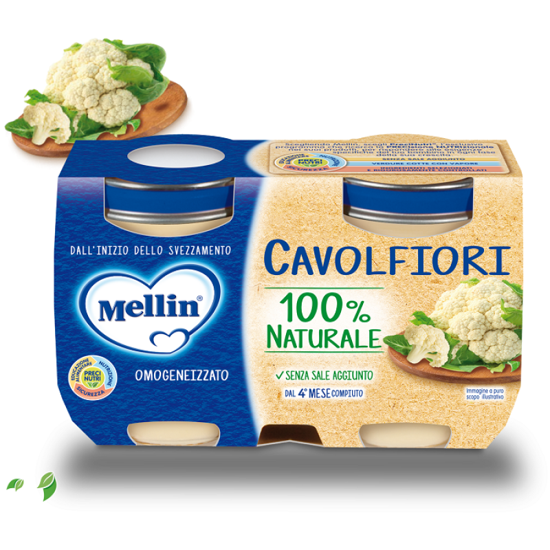 OMO MELLIN Cavolfiore 2x125g OMO MELLIN Cavolfiore 2x125g