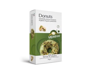 Donuts al pistacchio 90 g merendina soffice ripiena per colazione e snack