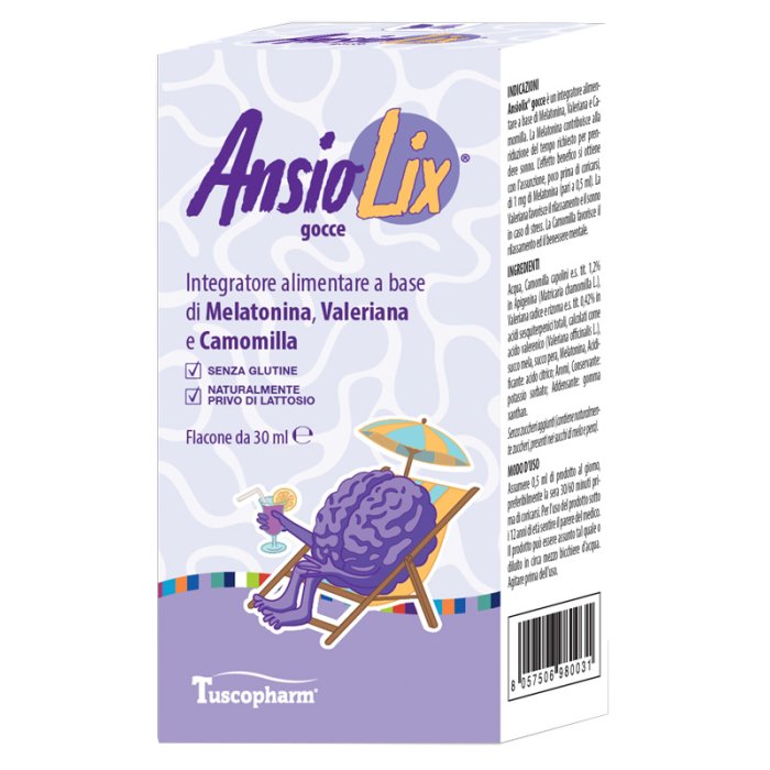 Tuscofarm Unipersonale Ansiolix Gocce Flaconcino 30 Ml Tuscofarm Unipersonale Ansiolix Gocce Flaconcino 30 Ml