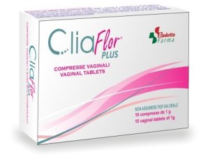 CliaFlor plus  Dispositivo Medico Vaginale - 16 Compresse da 1.400 mg per il Trattamento di Vaginosi e Vaginiti Batteriche