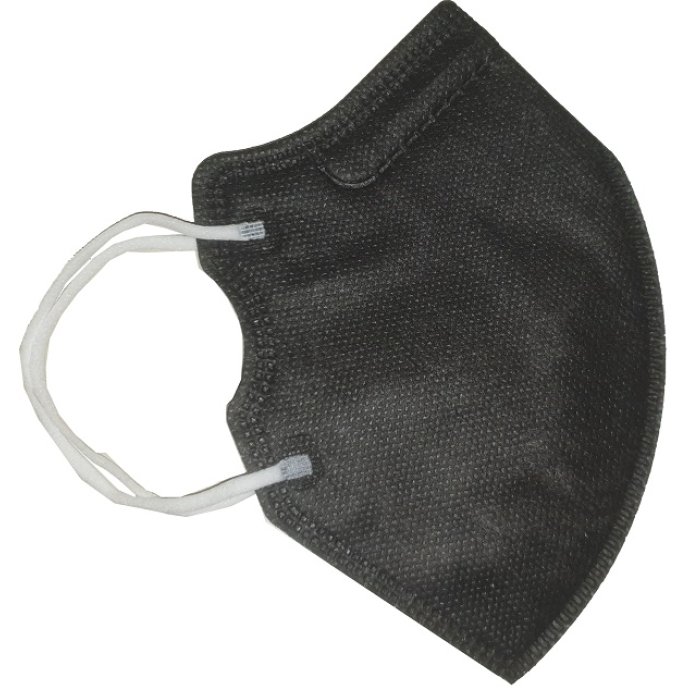 Mascherina FFP2 NR nera 1 pezzo - mascherina filtrante FFP2 colore nero