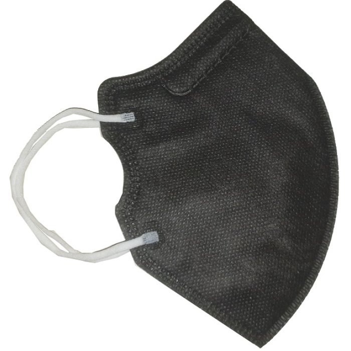 Mascherina FFP2 NR nera 1 pezzo - mascherina filtrante FFP2 colore nero