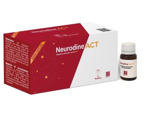 Neurodine Act Flaconcini 10 x 10 ml Integratore Alimentare per il Benessere del Sistema Nervoso e la Funzione Cognitiva
