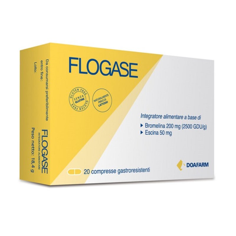 Doafarm Flogase Integratore Alimentare 20 Compresse Doafarm Flogase Integratore Alimentare 20 Compresse
