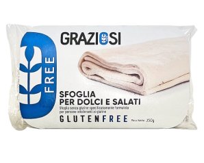 Laboratorio Graziosi Alimenti senza Glutine Preparati Base Sfoglia Dolci/Salati Prodotto Congelato 350 g