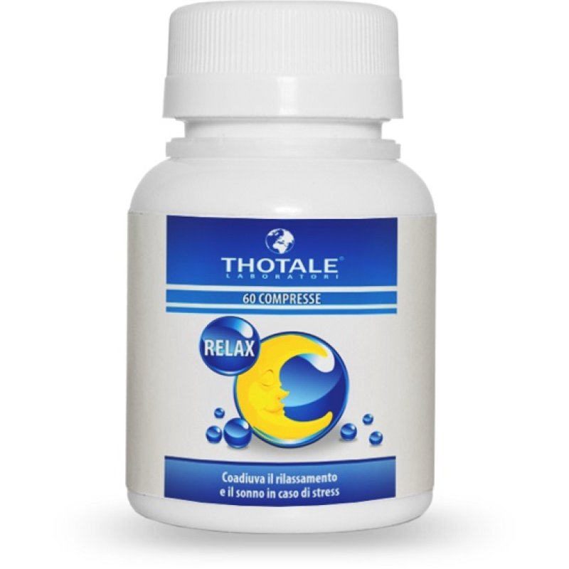 Thotale Relax Integratore Naturale 60 Compresse per Rilassamento e Benessere Mentale Thotale Relax Integratore Naturale 60 Compresse per Rilassamento e Benessere Mentale