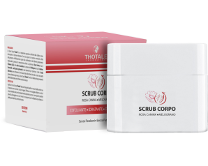 Thotale Rosa Canina e Melograno Scrub Corpo - Esfoliante Idratante e Detergente  200 ml