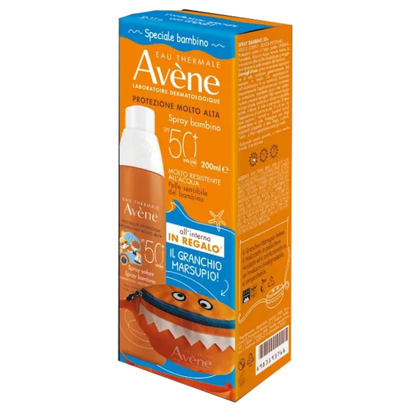 Avene Spray Solare Bambino SPF 50+ 200ml Con Gadget