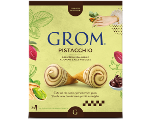 GROM CONO PISTACCHIO 3PZ