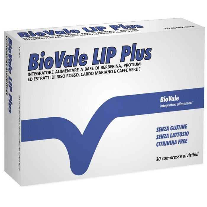 Biovale Lip Plus 30 compresse - integratore per controllo del colesterolo