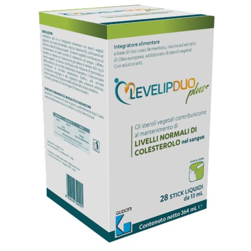 Levelipduo Plus 28 stick - integratore per controllo del colesterolo