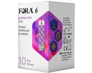 Strisce Misurazione Chetonemia Fora 6 ACS053 10 Pezzi