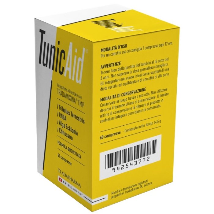 Tradapharma D.o.o. Tunic Aid 60 Compresse Tradapharma D.o.o. Tunic Aid 60 Compresse