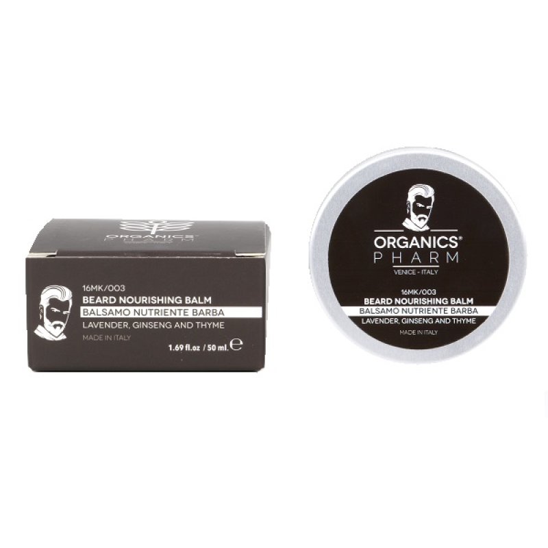 Org Ph Beard Nourishing Balm &ndash; Balsamo Nutriente Barba Uomo Idratante e Ammorbidente