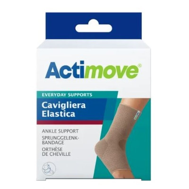 Actimove Everyday - Cavigliera Elastica Taglia M (21-24 cm) Beige 1 pezzo