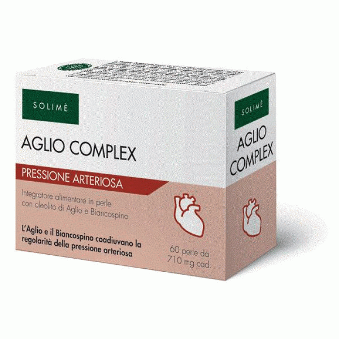 Aglio Complex 60 perle - integratore a base di aglio per colesterolo e pressione