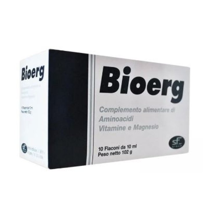 SF Group srl Integrazione Alimentare Bioerg Energia e Vitalit&agrave; 10 Flaconcini da 10 ml