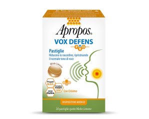 Apropos Vox Defens Pro Miele Limone pastiglie per mal di gola e raucedine 20 pastiglie