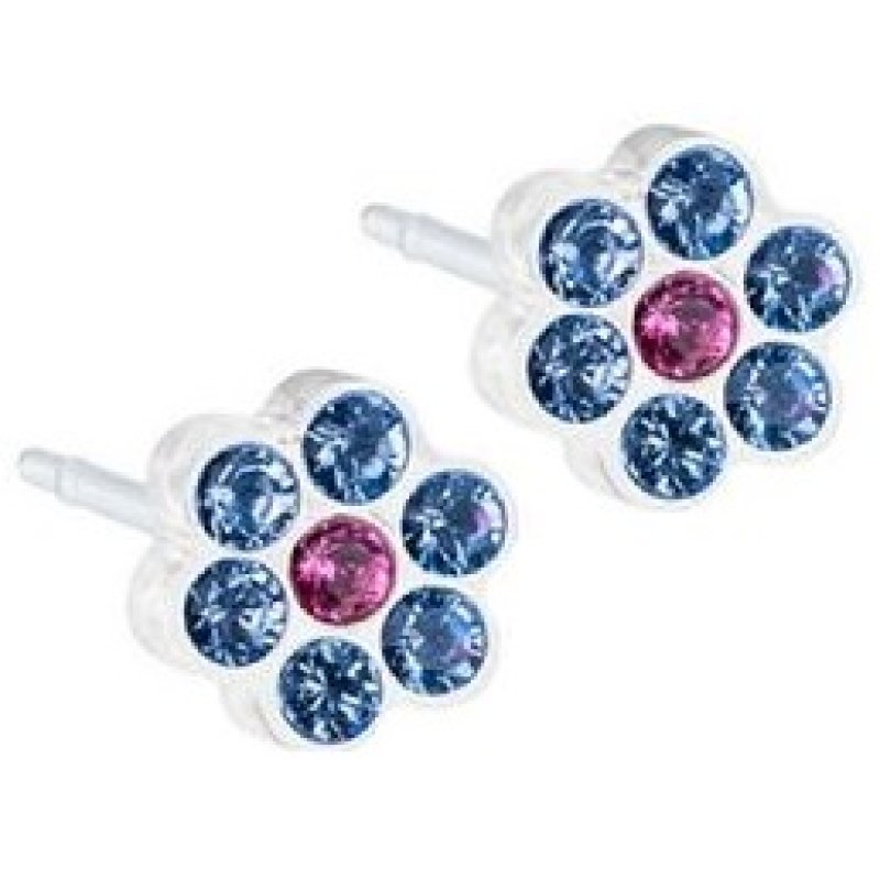 EP MP Daisy orecchino alexandrite/rose - punto luce 5 mm in acciaio chirurgico EP MP Daisy orecchino alexandrite/rose - punto luce 5 mm in acciaio chirurgico