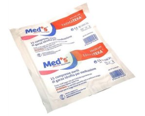 MEDS GARZA 12/8 20X20CM 25PZ