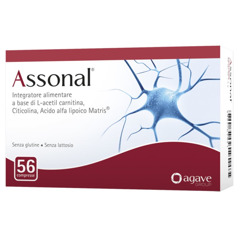 Assonal integratore per il sistema nervoso 56 compresse Assonal integratore per il sistema nervoso 56 compresse