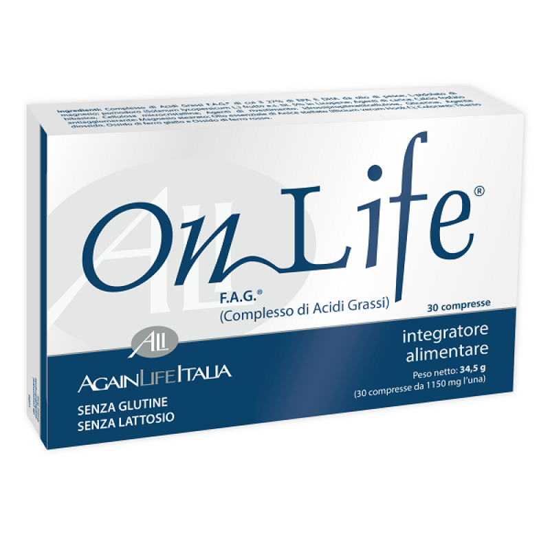 Onlife Integratore di Acidi Grassi 30 Compresse Onlife Integratore di Acidi Grassi 30 Compresse