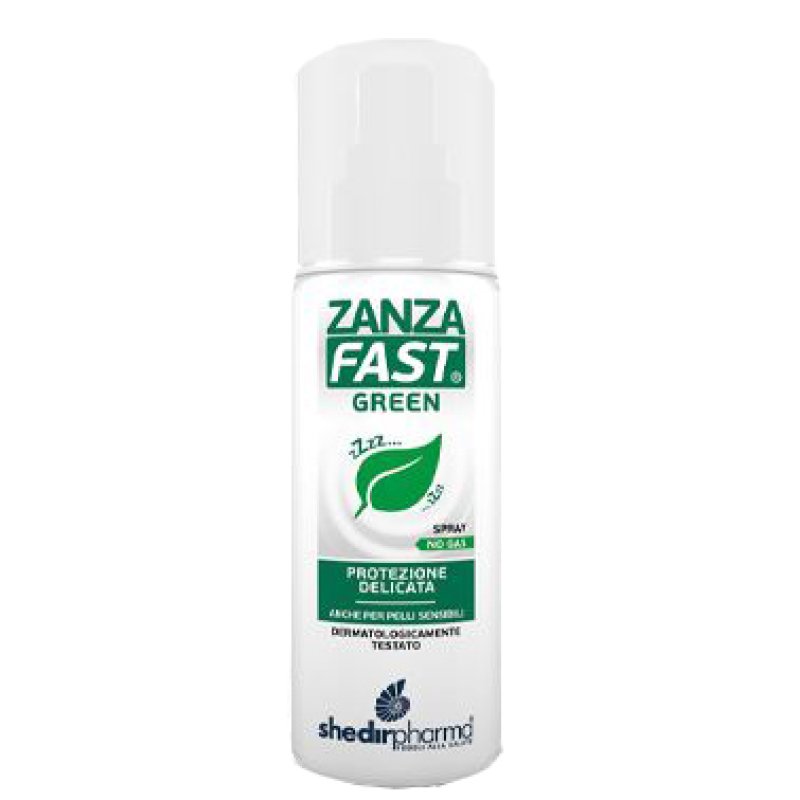 Zanzafast Green Spray 100 ml - repellente zanzare naturale per pelle e tessuti Zanzafast Green Spray 100 ml - repellente zanzare naturale per pelle e tessuti