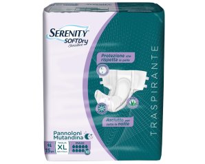 Serenity Pannolone Mutandina Super Dry Maxi XL 15 Pezzi per Incontinenza Adulto