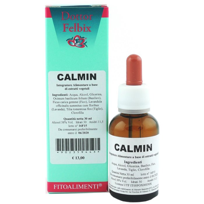 Calmin gocce 30 ml integratore calmante a base di estratti vegetali
