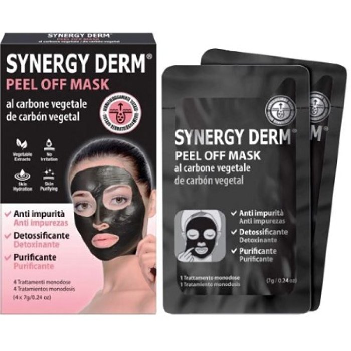 Synergy dermatologica peel off mask 4 pezzi