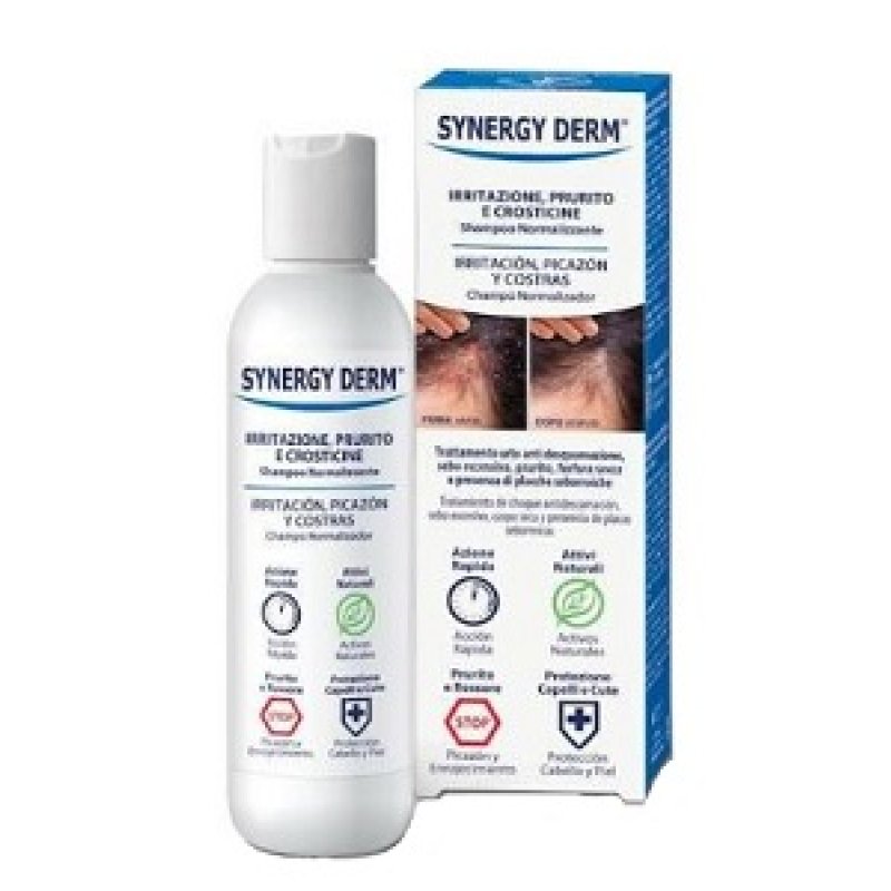 Synergy Derm Shampoo Cute Sensibile per Irritazioni, Prurito e Croste 200 ml