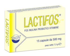 Lactifos Integratore Alimentare con Fermenti Lattici e Fibre Prebiotiche – 15 Capsule