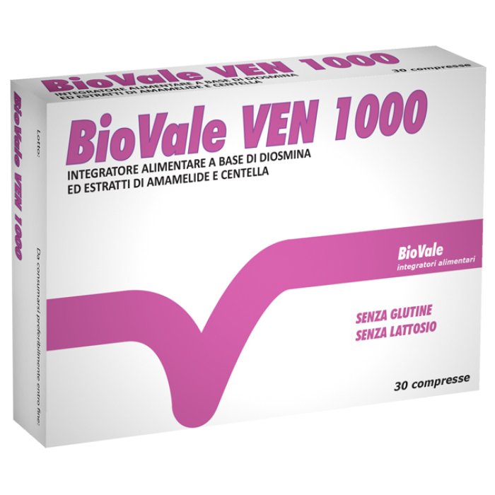 Biovale Ven 1000 30 compresse - integratore per circolazione venosa e gambe pesanti