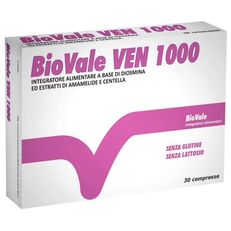 Biovale Ven 1000 30 compresse - integratore per circolazione venosa e gambe pesanti