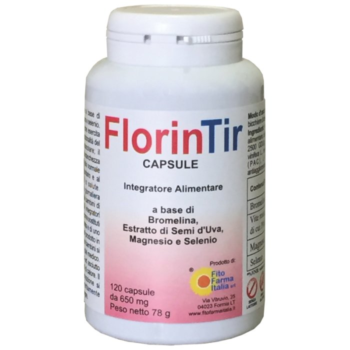 Florintir 120 Capsule Integratore Probiotico per Flora Intestinale e Benessere Gastrointestinale