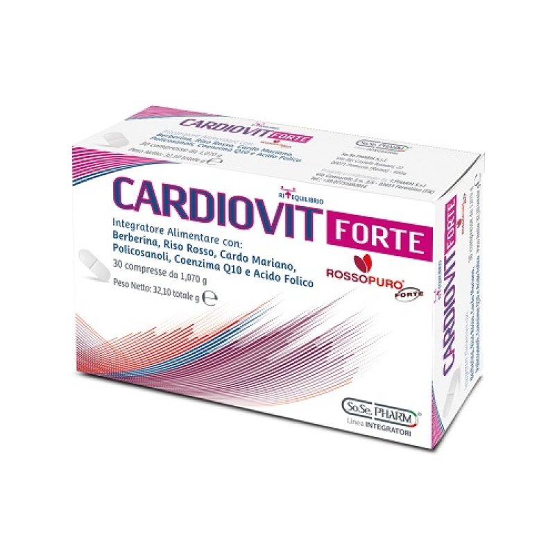 Cardiovit Forte 30 Compresse Integratore per il Benessere del Cuore e della Circolazione Cardiovit Forte 30 Compresse Integratore per il Benessere del Cuore e della Circolazione