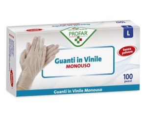 PROFAR GUANTO VINILE L 100PZ