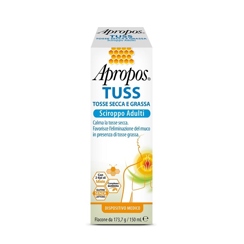 Apropos TUSS Sciroppo per Tosse Secca e Grassa - 150 ml